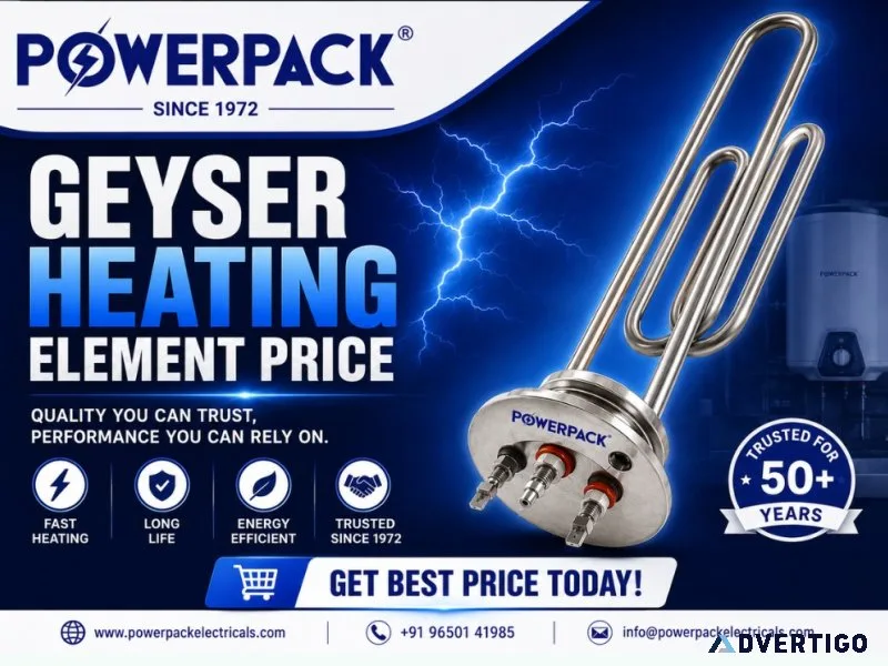 Powerpack geyser heating elements at best price