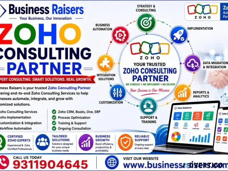 Zoho consulting partner expert zoho consulting services