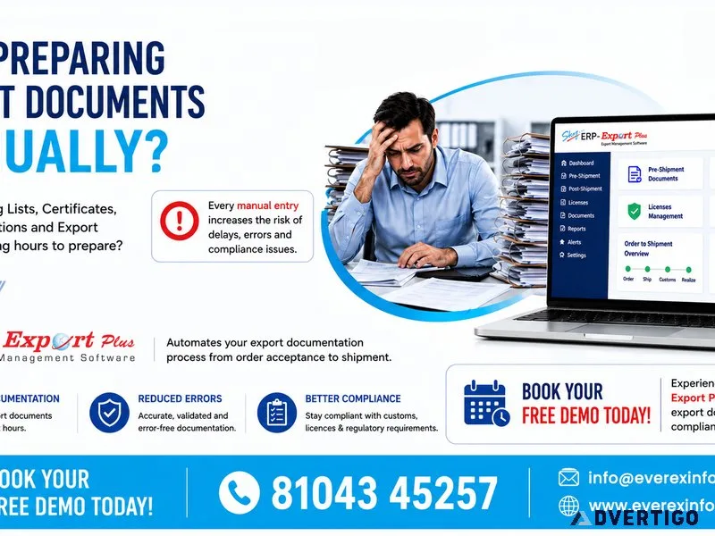Export with ease using export documentation software