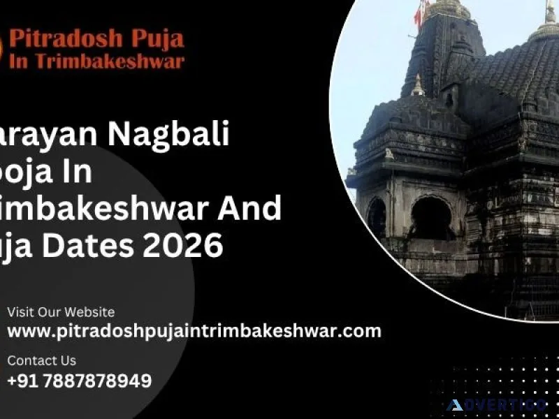 Narayan nagbali pooja in trimbakeshwar and puja dates 2026