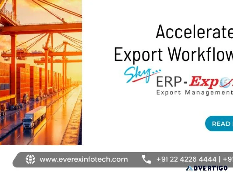 Accelerate your export workflow with sky erp export plus
