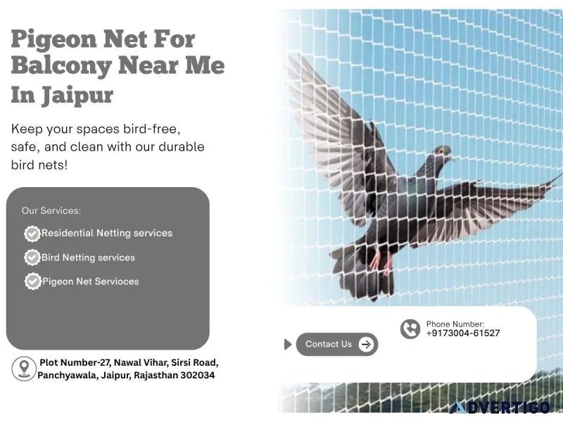 Fast pigeon net for balcony near me jaipur