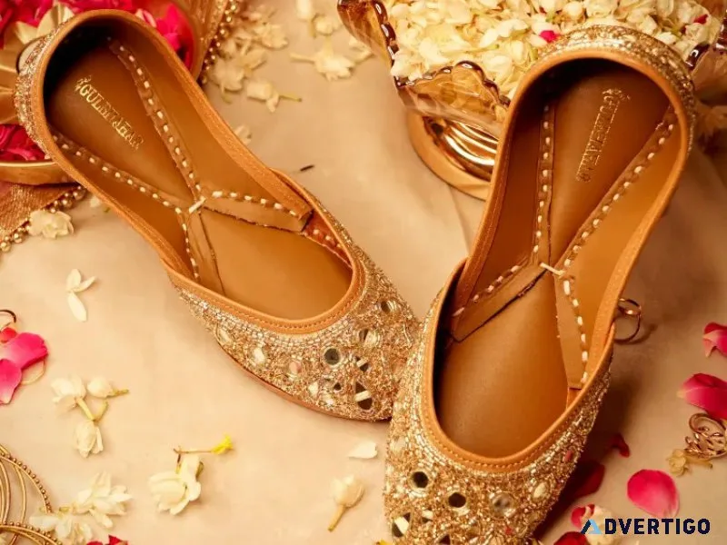 Buy bridal juttis for weddings bridal functions