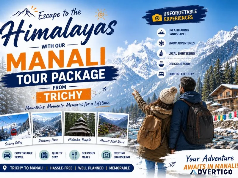 Manali tour package from trichy