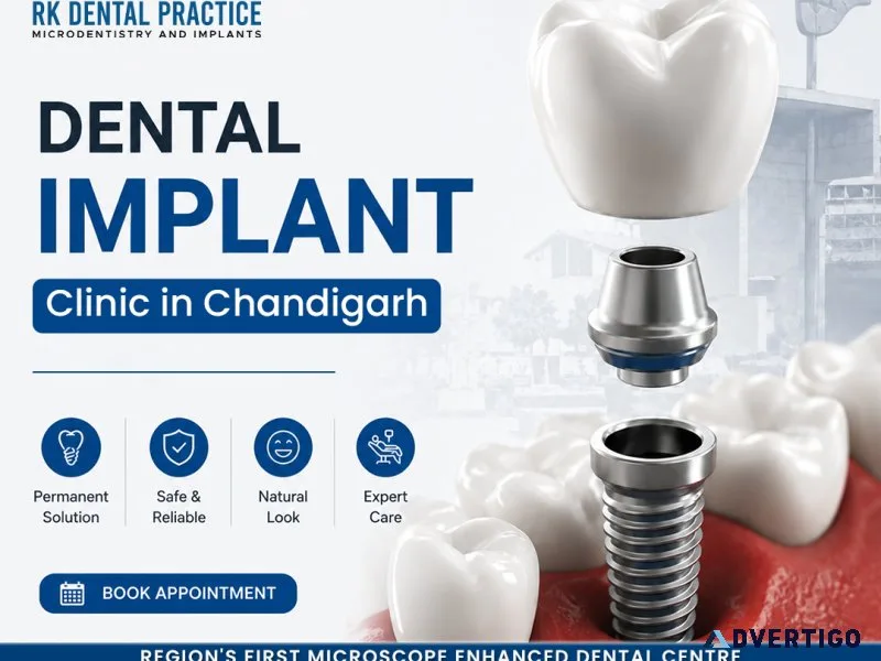 Dental implant clinic in chandigarh for advanced tooth replacem