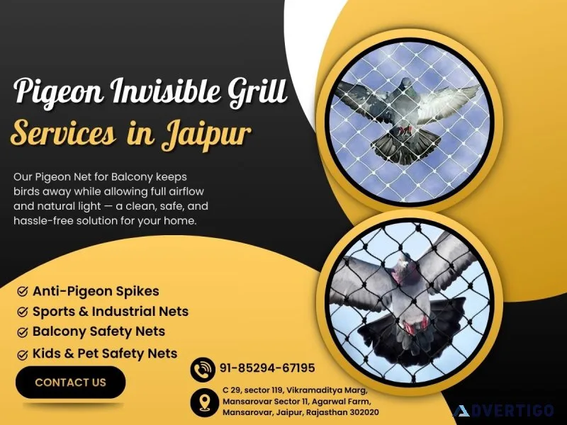 Reliable pigeon inviesible grill net services