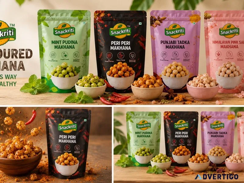 Snackriti flavoured makhana