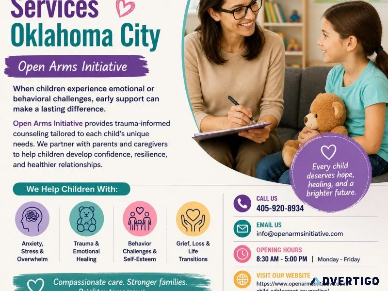 Child counseling services oklahoma city