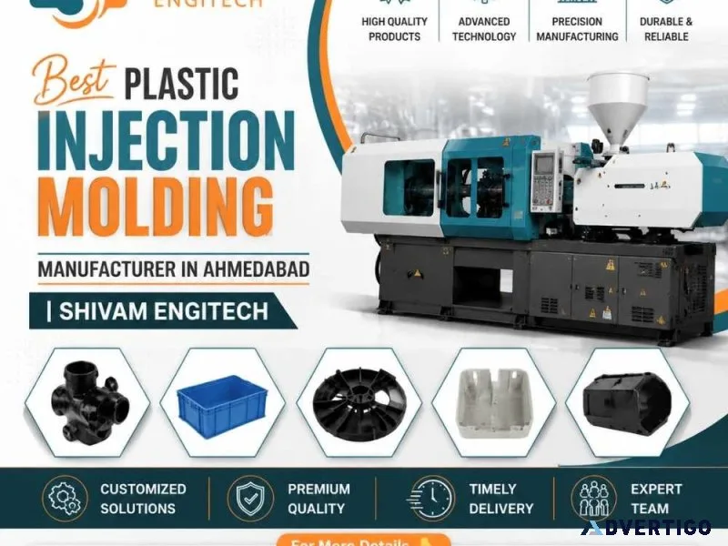 Best plastic injection molding manufacturer in ahmedabad shiva