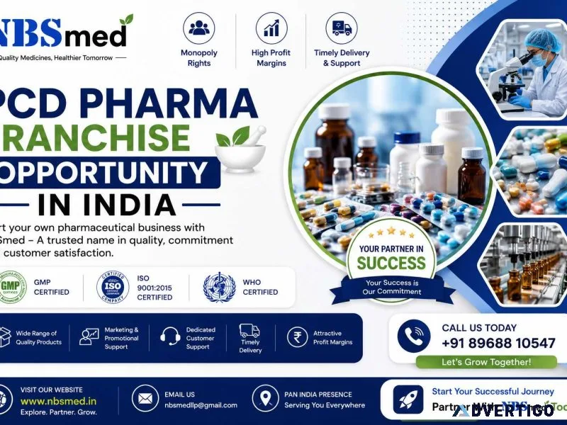 Pcd pharma franchise opportunity in india