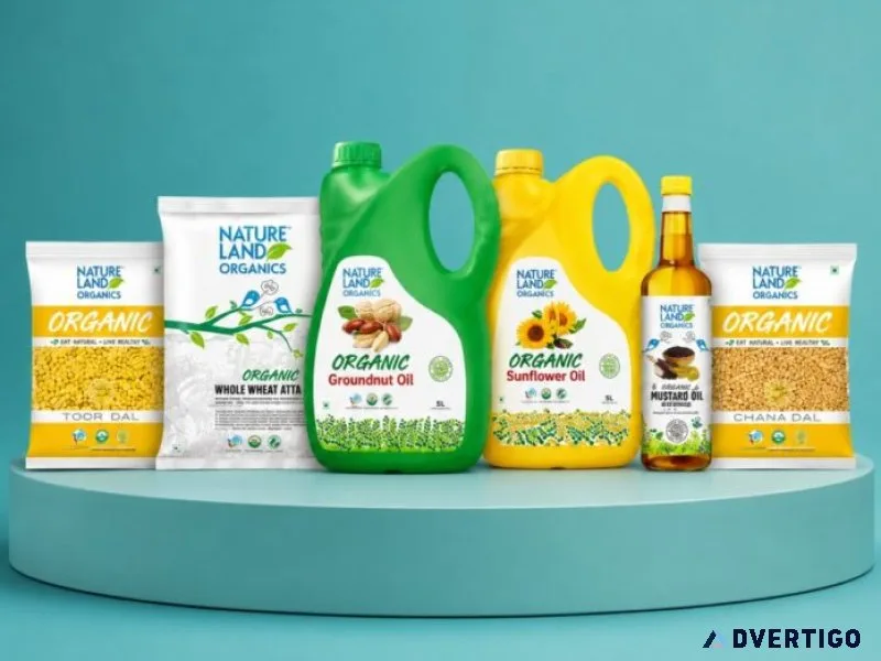Organic grocery store online shop healthy food