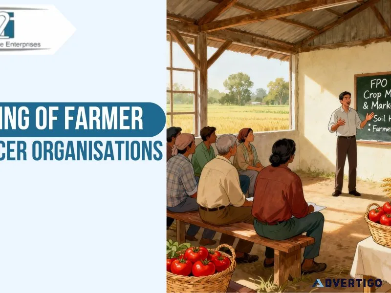 Leading training of farmer producer organisations for agricultur