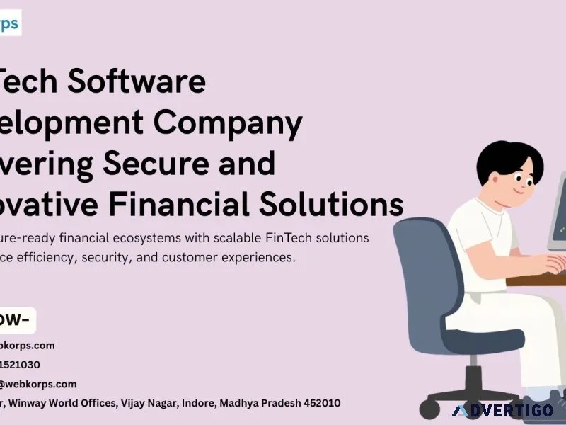 Fintech software development company delivering secure and innov