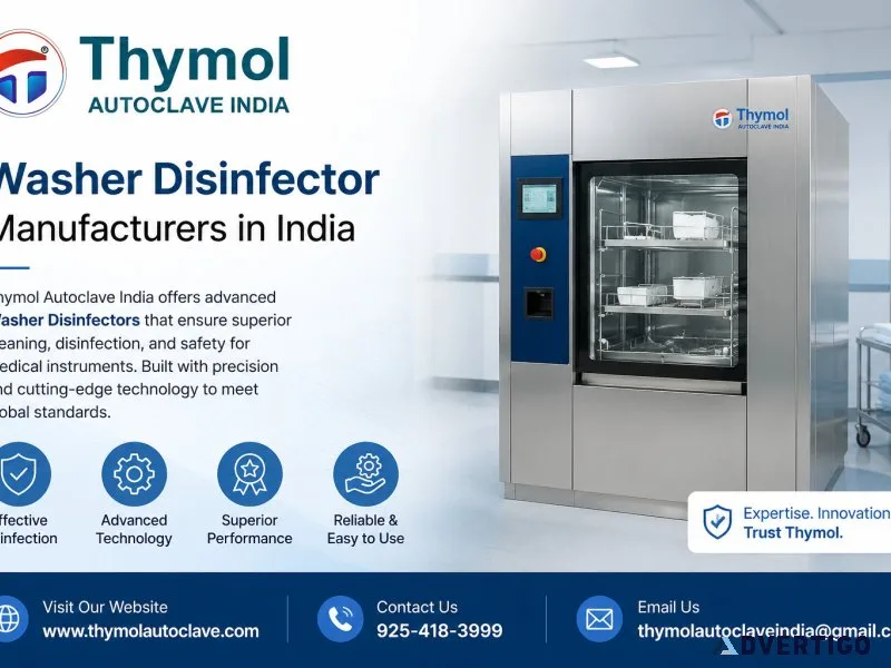 Washer disinfector manufacturers in india