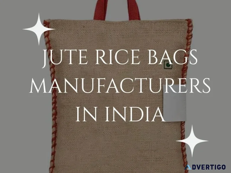 Jute rice bag manufacturers in india