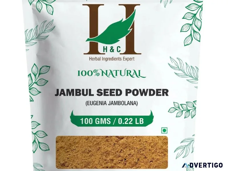 Buy organic jamun seed powder