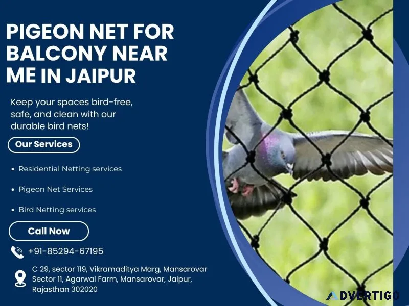 Reliable pigeon net for balcony near me jaipur