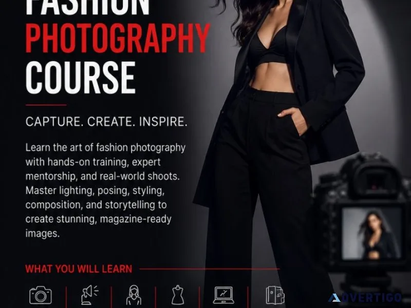Fashion photography courses in bangalore