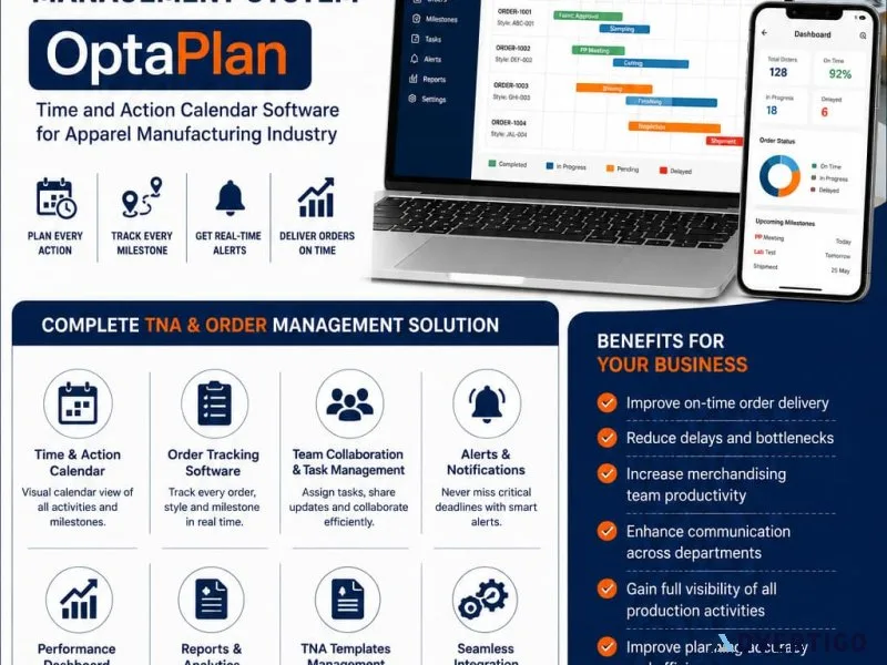 Garment tna management system tna software for garment industr