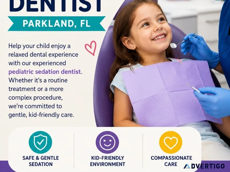 Safe friendly pediatric sedation dentist parkland