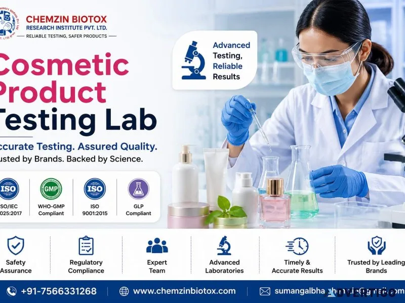 Cosmetic product testing lab