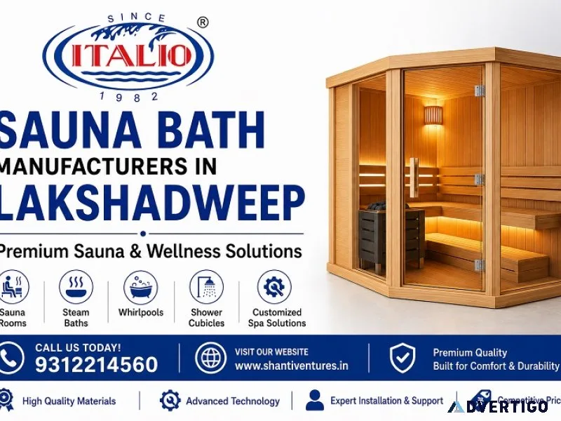 Sauna bath manufacturers in lakshadweep shantiventures premi