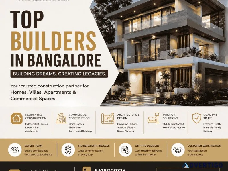 Top quality real estate developers in bangalore