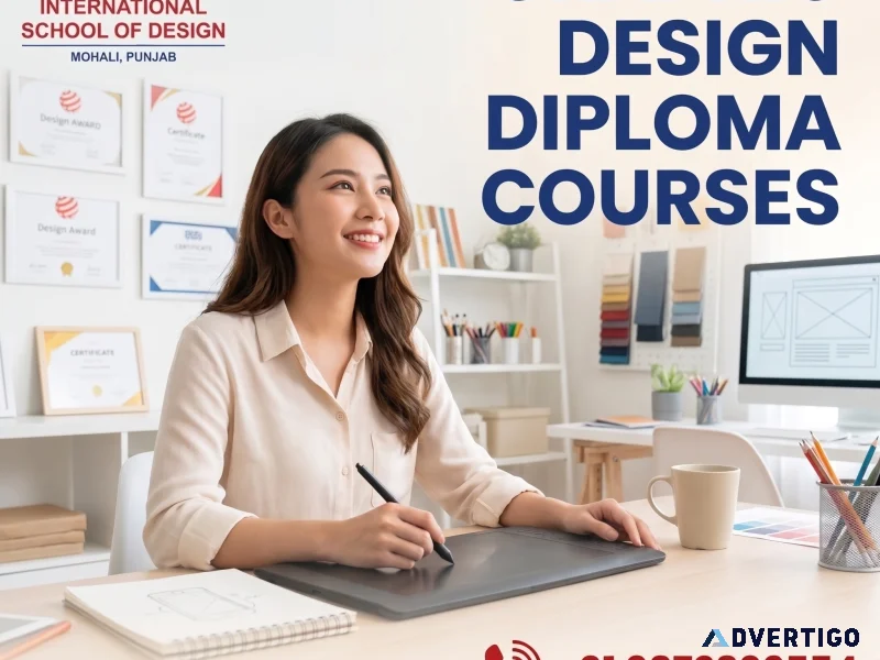 Graphic design diploma courses with practical training