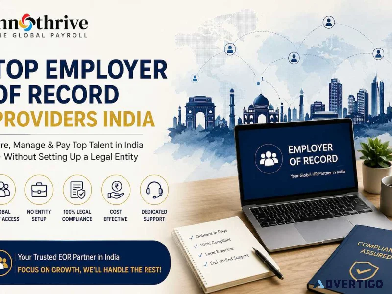 Comprehensive top employer of record providers india for global