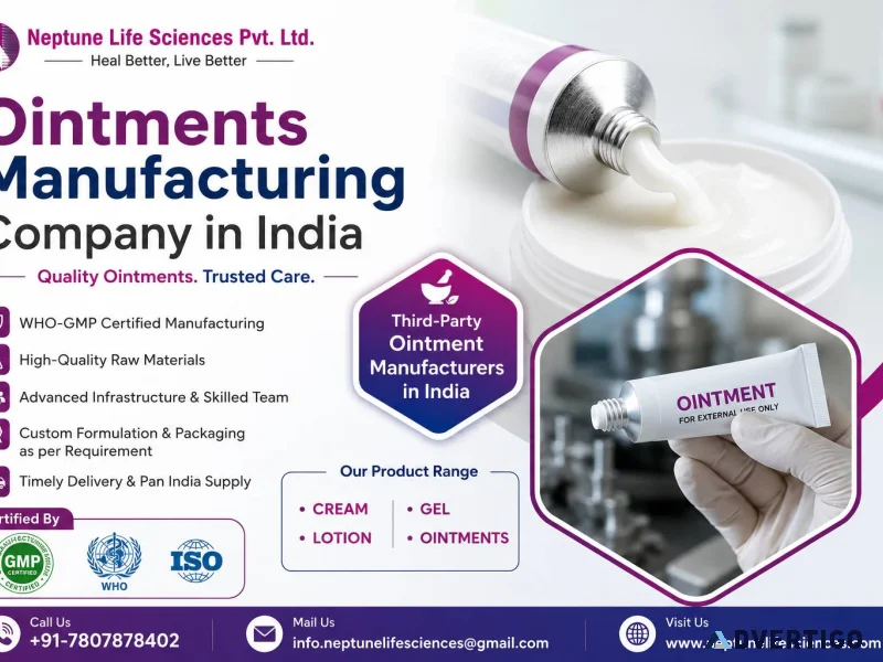 Ointments manufacturing company in india