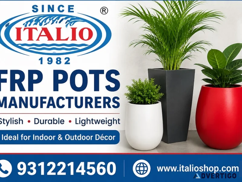 Frp pots manufacturers premium frp planters by italioshop