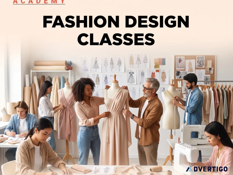 Learn fashion design through handson classes