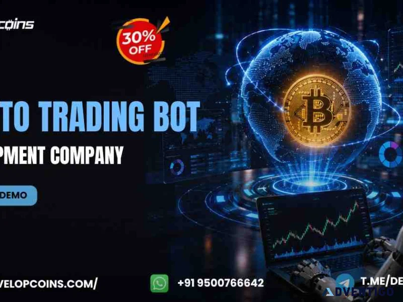 Build smarter crypto trading platforms with crypto trading bot