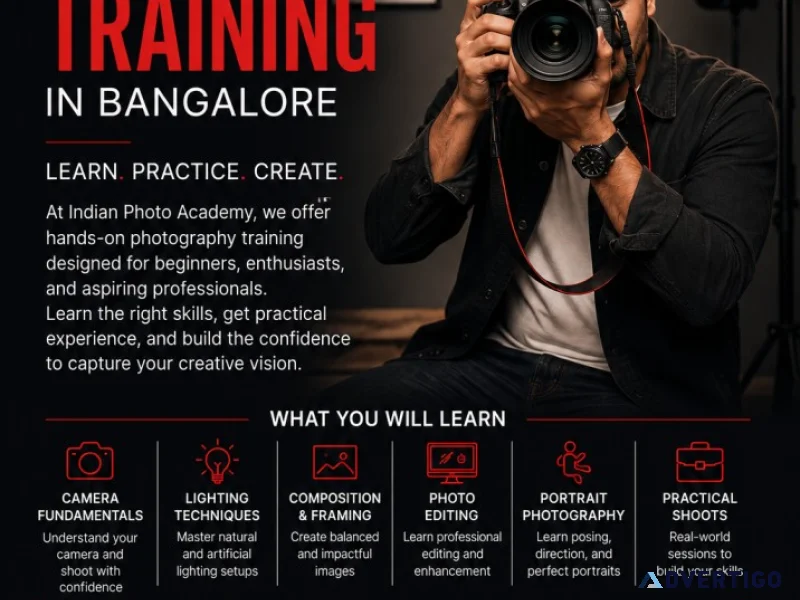 Photography training in bangalore