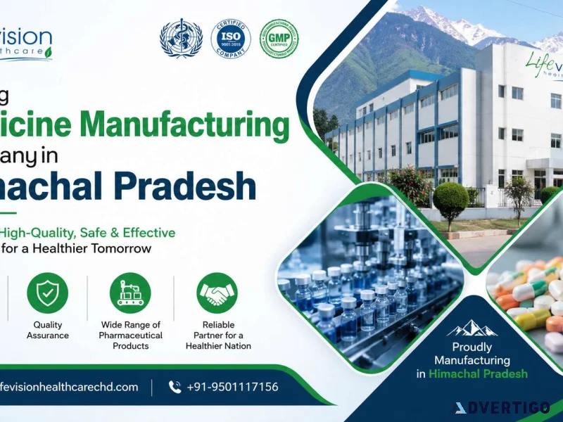 Medicine manufacturing company in himachal pradesh