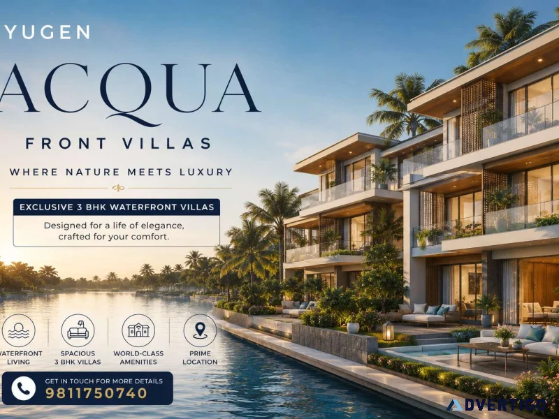 Acqua front villas