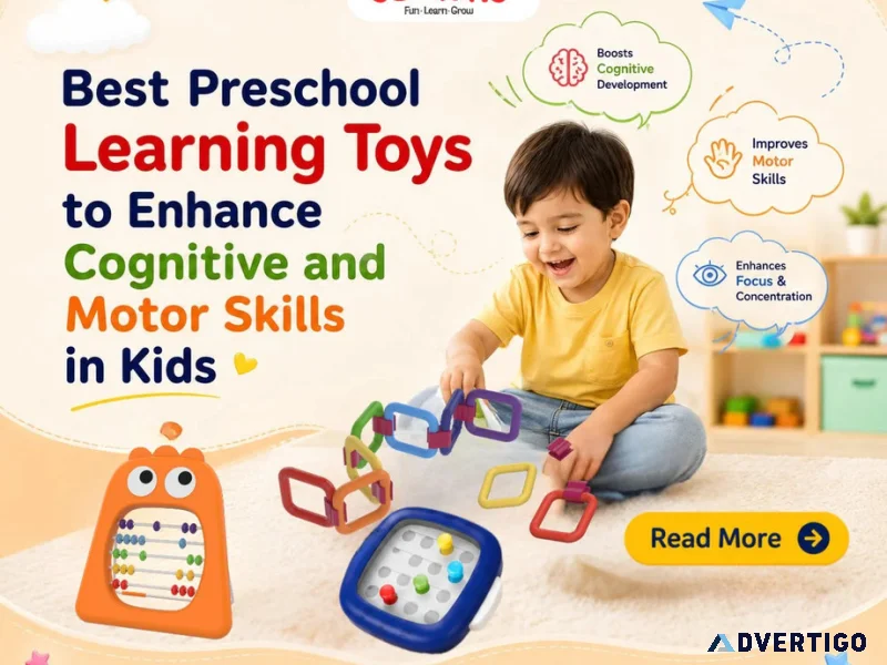 Best preschool learning toys to enhance cognitive and motor skil