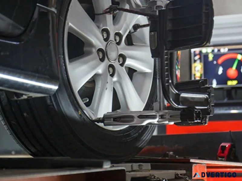 Wheel alignment services at kansasland tire and service