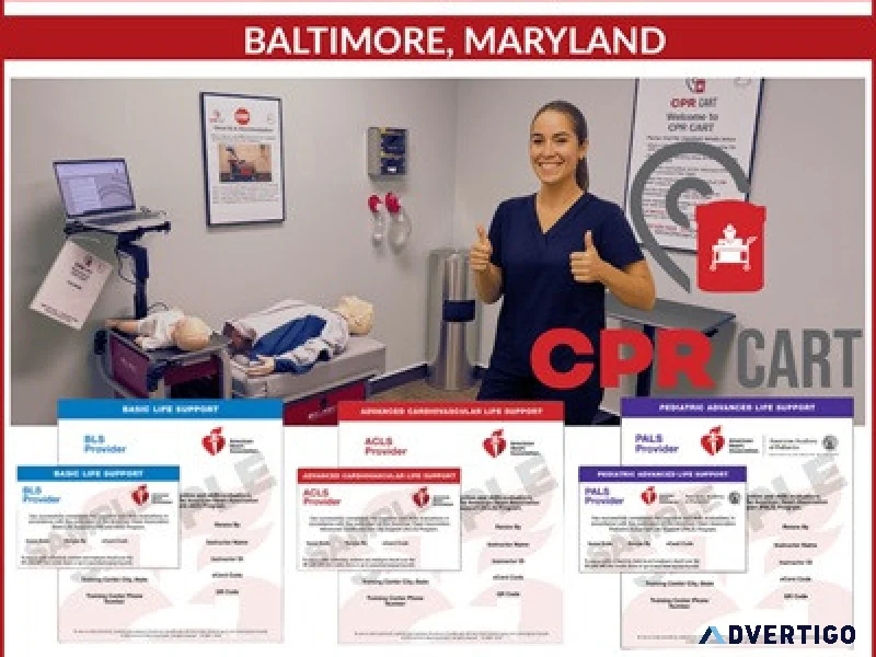 Cpr certification in baltimore md aha bls acls pals