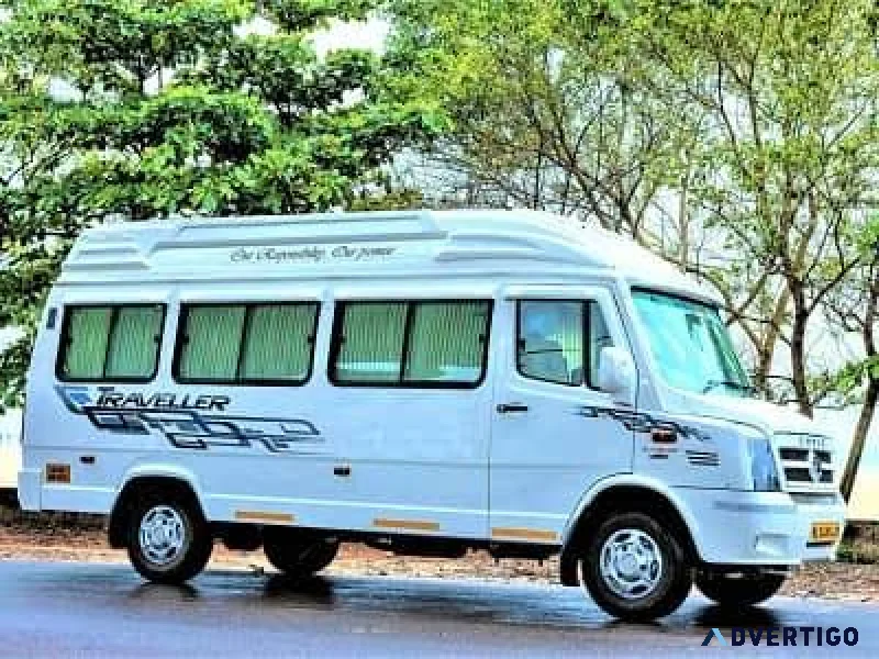 Tempo traveller on rent in jaipur jaipur taxi services best