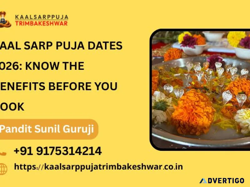 Kaal sarp puja dates 2026 know the benefits before you book
