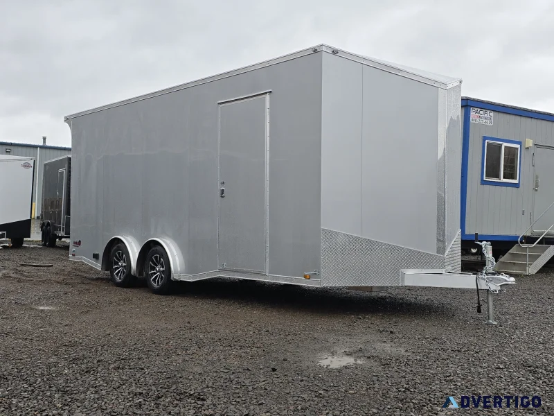 Aluminum redline by cargo mate 820 7000gvw enclosed cargo trail