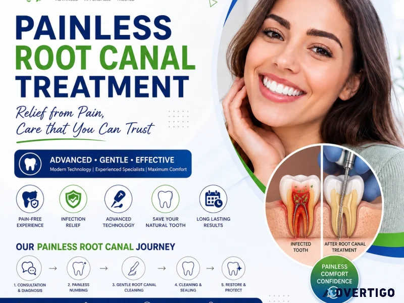 Painless root canal treatment ahmadabad