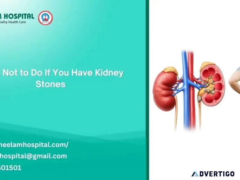 What not to do with kidney stones