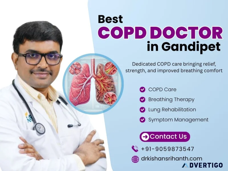 Best copd doctor in gandipet dr kishan srikanth juvva