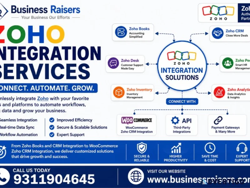 Zoho integration services zoho books crm integration experts