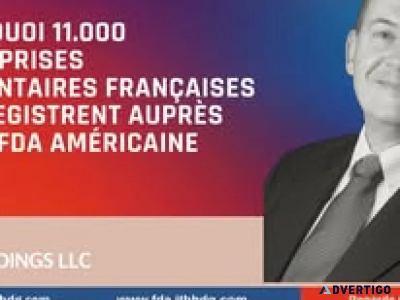 Enregistrement fda entreprises agroalimentaires