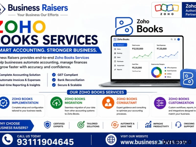Zoho books services zoho books implementation customization