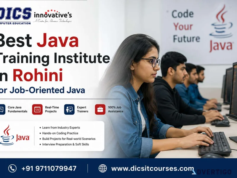 Best java training institute in rohini for job oriented java