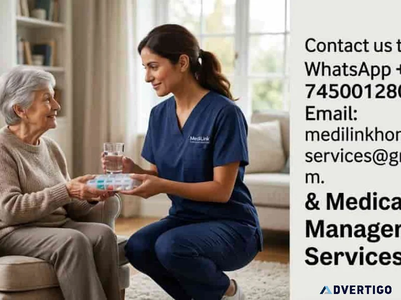 Home medicine assistance for seniors patients elder care